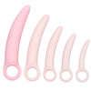 Colt pink 5 piece silicone dilator kit with finger loops - peaches and screams