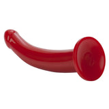 Colt red large 7 inch strap on dildo with adjustable harness - peaches and screams