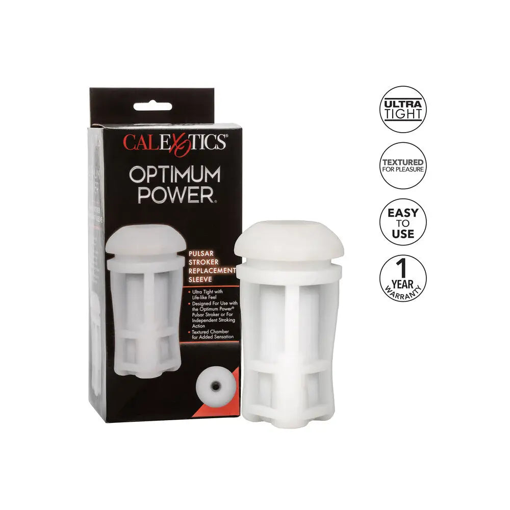 Colt rubber white ultra tight stroker replacement sleeve - peaches and screams