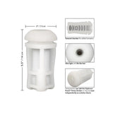 Colt rubber white ultra tight stroker replacement sleeve - peaches and screams