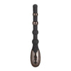 Colt silicone black estim beaded rechargeable massager - peaches and screams