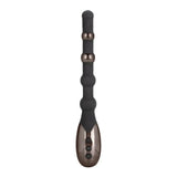 Colt silicone black estim beaded rechargeable massager - peaches and screams
