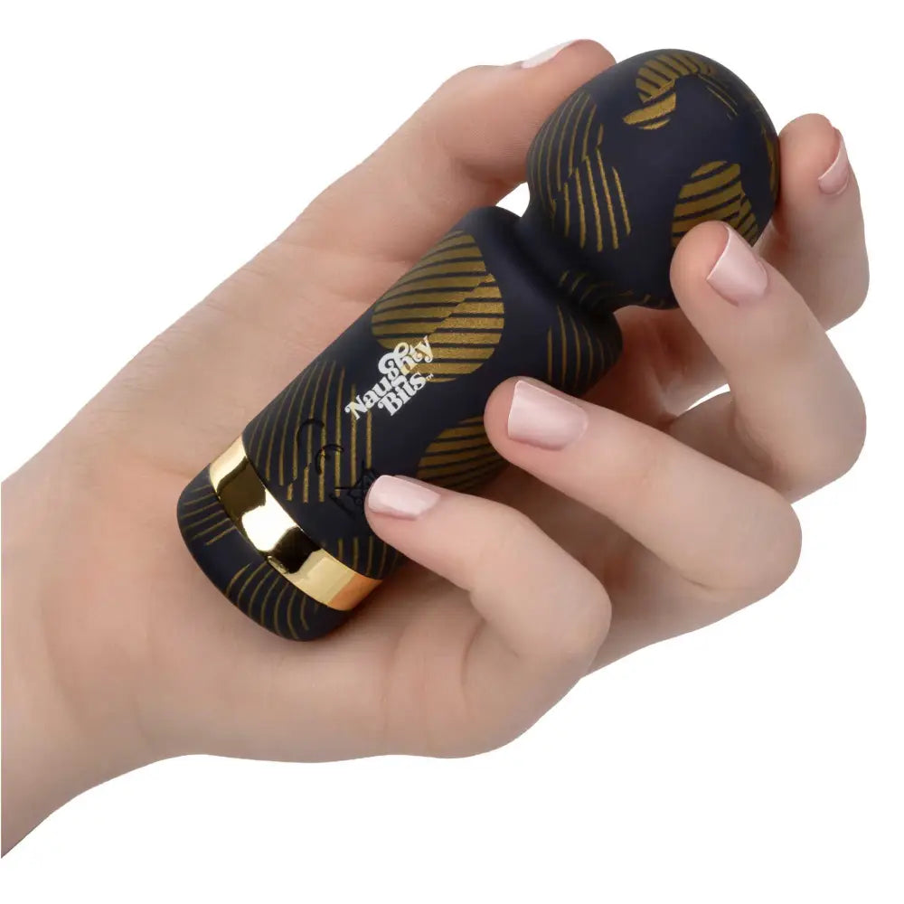 Colt silicone black rechargeable clitoral wand massager - peaches and screams