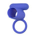 Colt Silicone Blue Rechargeable Vibrating Penis Sleeve With Cock Ring - Peaches and Screams