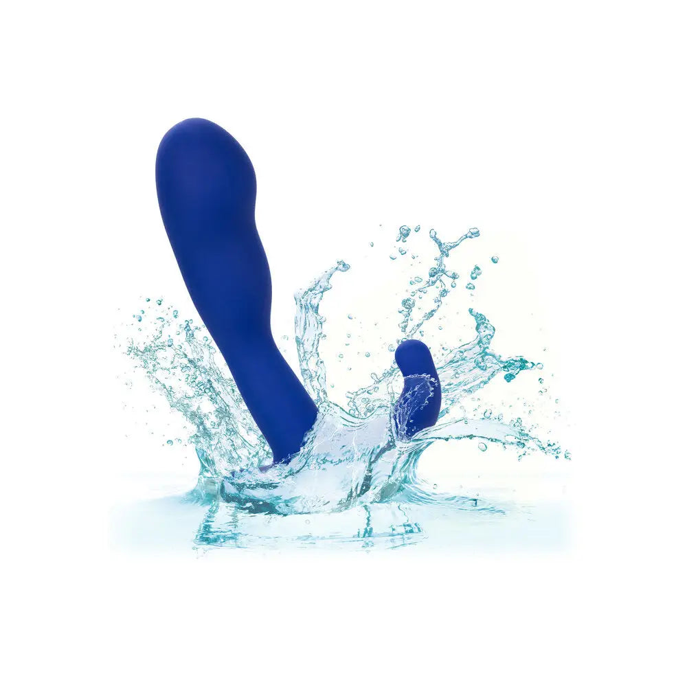 Colt silicone blue rechargeable waterproof anal probe 5 inch - peaches and screams