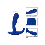Colt silicone blue rechargeable waterproof anal probe 5 inch - peaches and screams