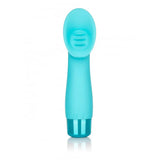 Colt silicone light blue clitoral vibrator with 10 functions - peaches and screams