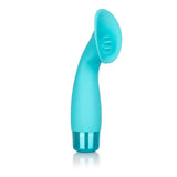 Colt silicone light blue clitoral vibrator with 10 functions - peaches and screams