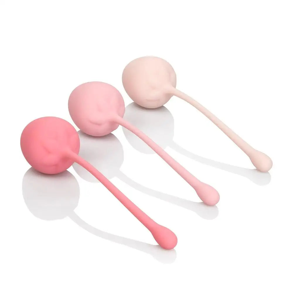 Colt silicone pink 6 piece kegel training set for women - peaches and screams