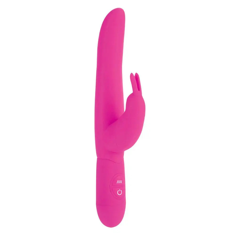 Colt silicone pink rabbit vibrator with 10 functions - peaches and screams