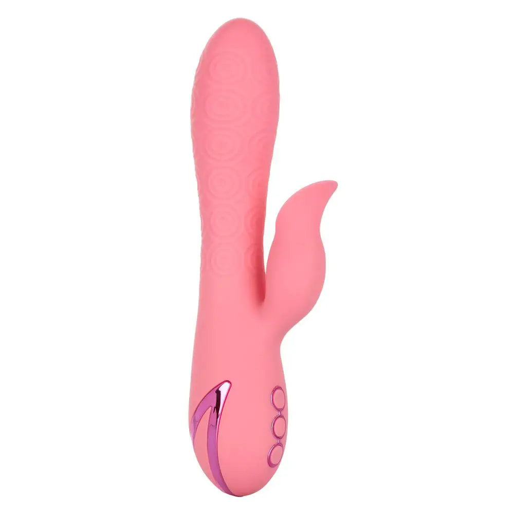 Colt silicone pink rechargeable clitoral vibrator 8 inch - peaches and screams