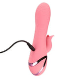 Colt silicone pink rechargeable clitoral vibrator 8 inch - peaches and screams