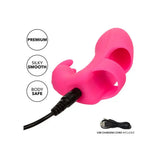 Colt silicone pink rechargeable rabbit finger vibrator - peaches and screams