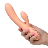 Colt silicone pink rechargeable rabbit vibrator 8 inch - peaches and screams