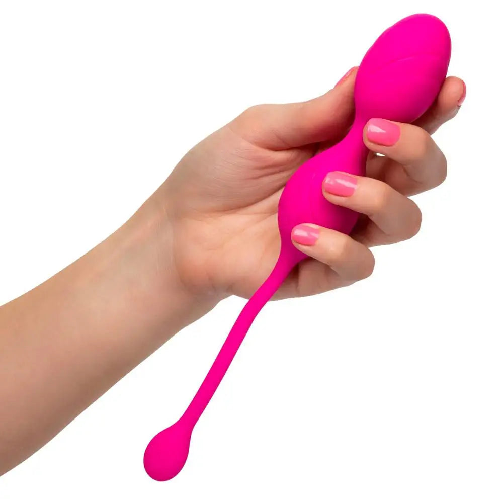 Colt silicone pink rechargeable vibrating kegel exerciser - peaches and screams