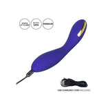 Colt silicone purple e stim rechargeable wand massager - peaches and screams