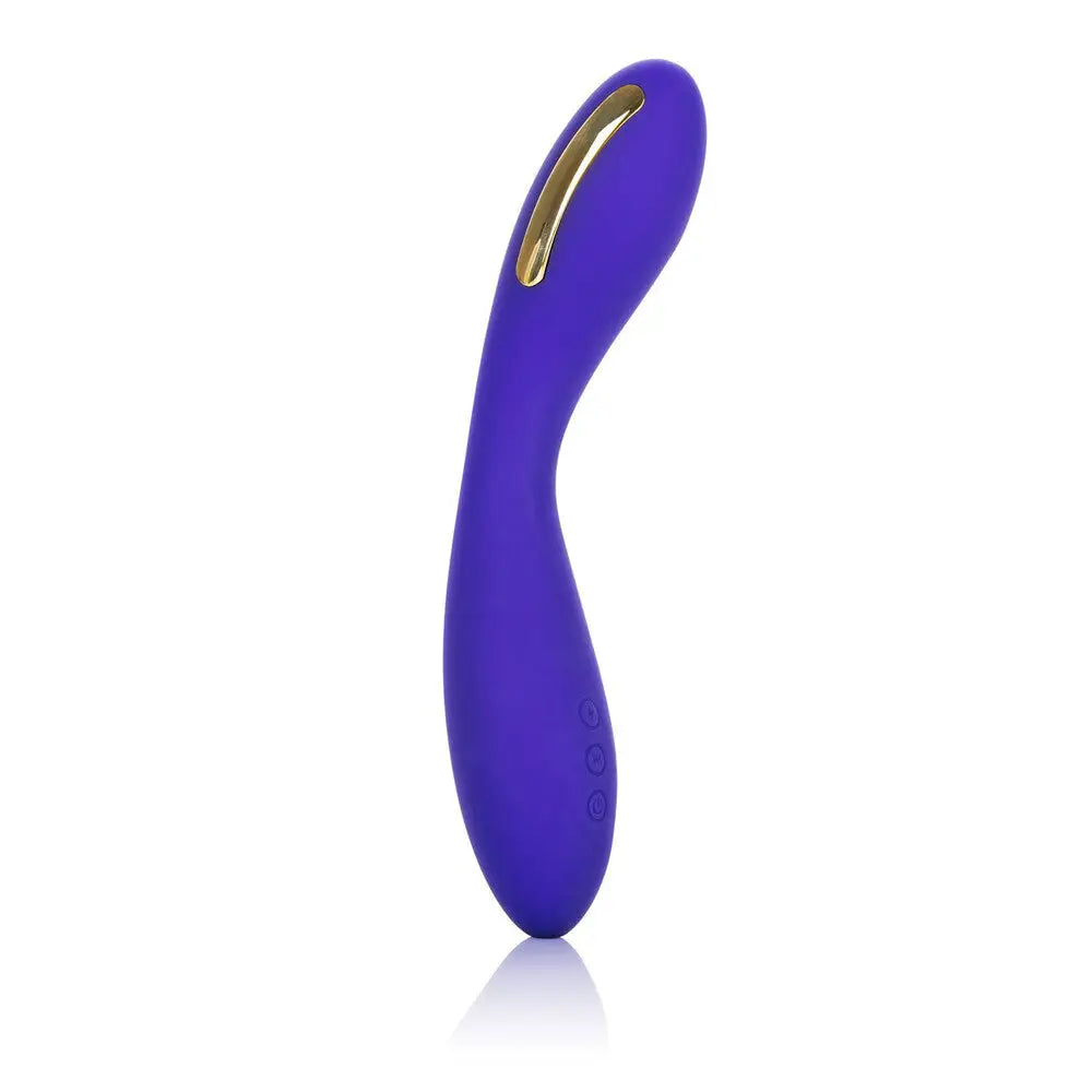 Colt silicone purple e stim rechargeable wand massager - peaches and screams