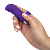 Colt silicone purple rechargeable finger teaser 3.5 inch - peaches and screams