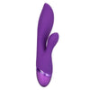 Colt silicone purple rechargeable rabbit vibrator 8 inch - peaches and screams