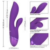 Colt silicone purple rechargeable rabbit vibrator - peaches and screams