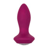 Colt silicone purple rechargeable vibrating butt plug medium - peaches and screams