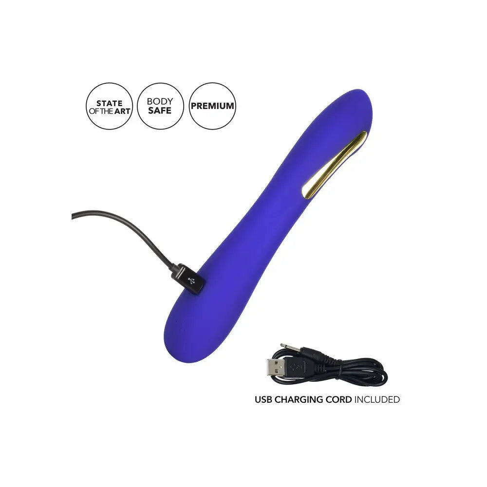 Colt silicone purple rechargeable wand massager 7.25 inch - peaches and screams