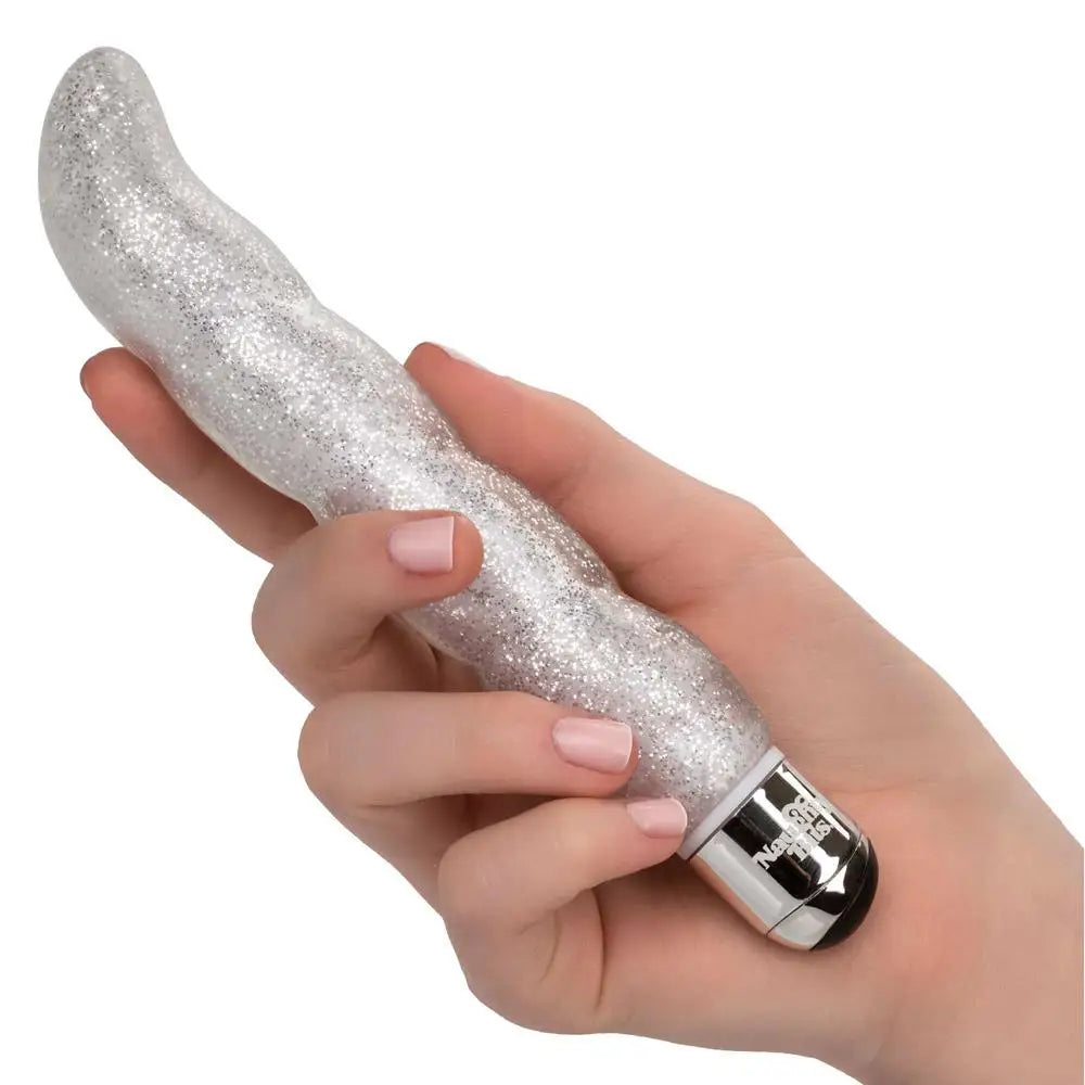 Colt silver ribbed g spot vibrator with 10 functions - peaches and screams