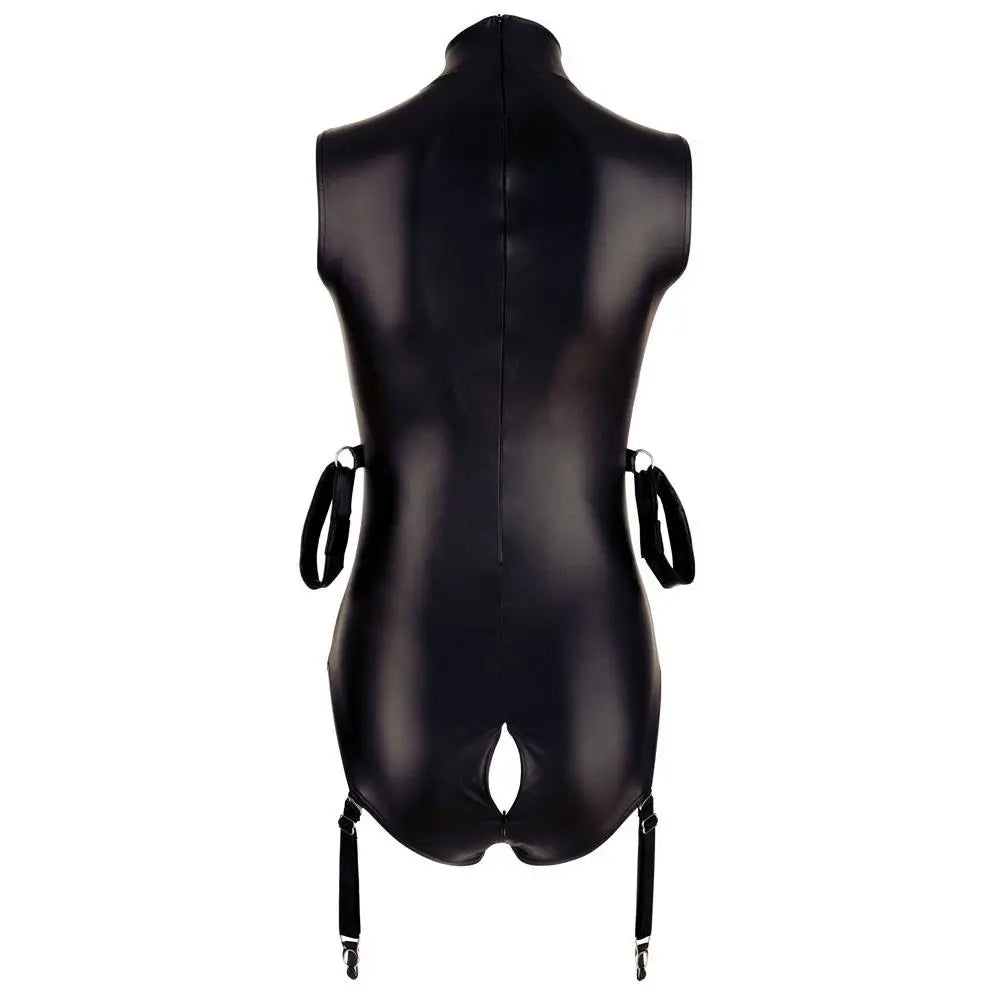 Cottelli Bondage Black Sexy Wet Bodysuit - Peaches and Screams