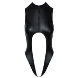 Cottelli open matte body with open bust and crotch - peaches and screams