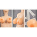 Cottelli Silicone Flesh Pink Strap On Breasts 800g - Peaches and Screams