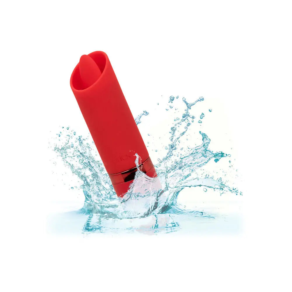 Creative Conceptions Silicone Red Rechargeable Mini Massager - Peaches and Screams