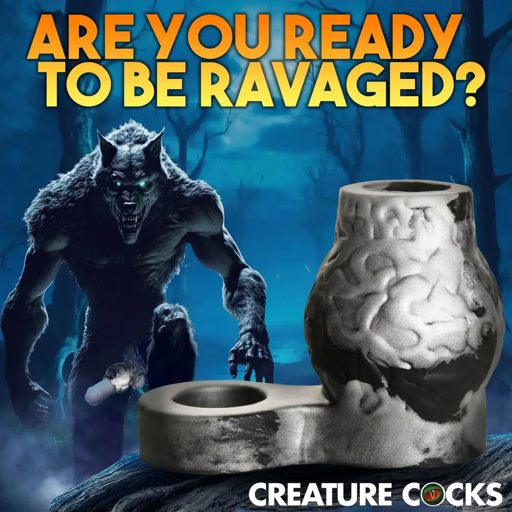 Creature cocks night prowler weighted silicone ball stretcher - peaches and screams