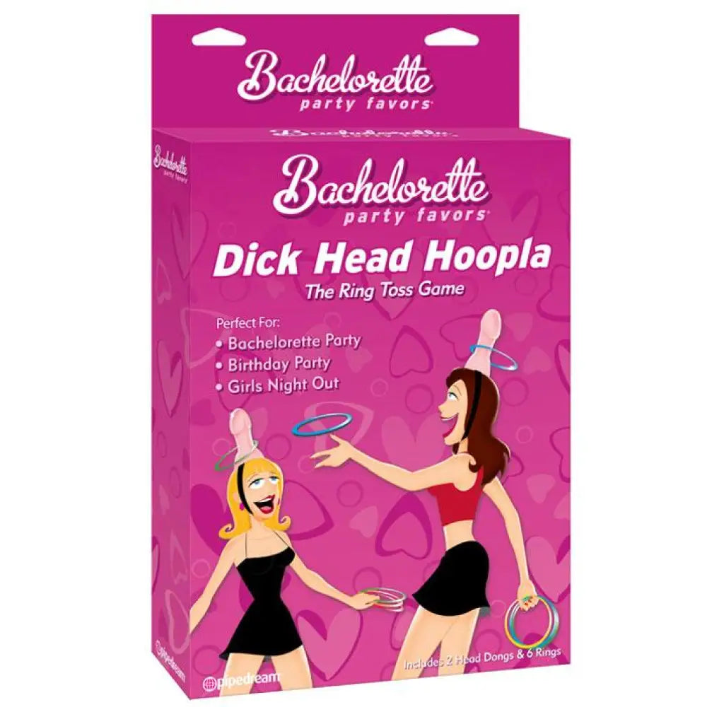 Dick head hoopla ring toss adult bachelorette party game - peaches and screams
