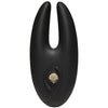 Doc johnson 4 inch black rechargeable mini rabbit vibrator - peaches and screams