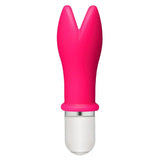Doc johnson 5 inch silicone pink 10 function removable sleeve vibe - peaches and screams