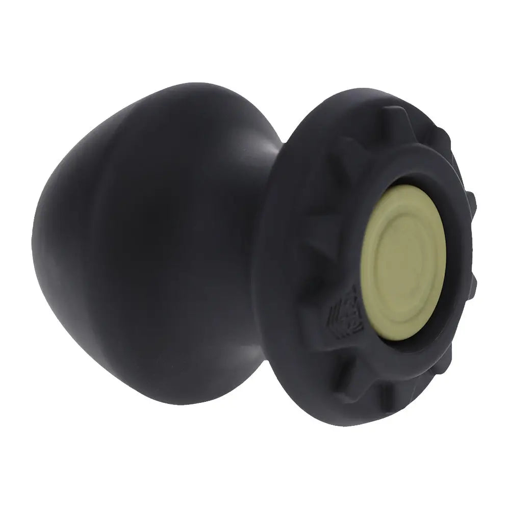Doc johnson kum keeper large black silicone cock ring - peaches and screams