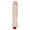 Doc johnson realistic 8 inch flesh pink penis vibrator - peaches and screams