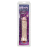 Doc johnson realistic 8 inch flesh pink penis vibrator - peaches and screams