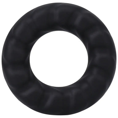 Doc Johnson Silicone Black Classic Cock Ring For Him - Peaches and Screams