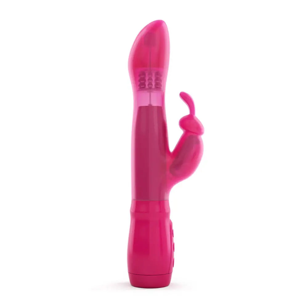 Dorcel rubber multi speed rabbit vibrator with remote - peaches and screams