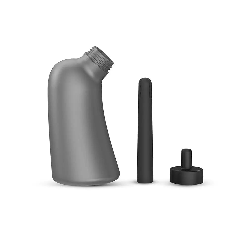 Dorcel silicone black large capacity douche for men and women - peaches and screams
