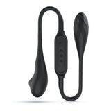 Dorcel silicone black multi pleasure dual stimulator - peaches and screams