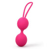 Dorcel silicone pink dual love balls for pelvic training - peaches and screams