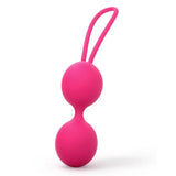 Dorcel silicone pink dual love balls for pelvic training - peaches and screams