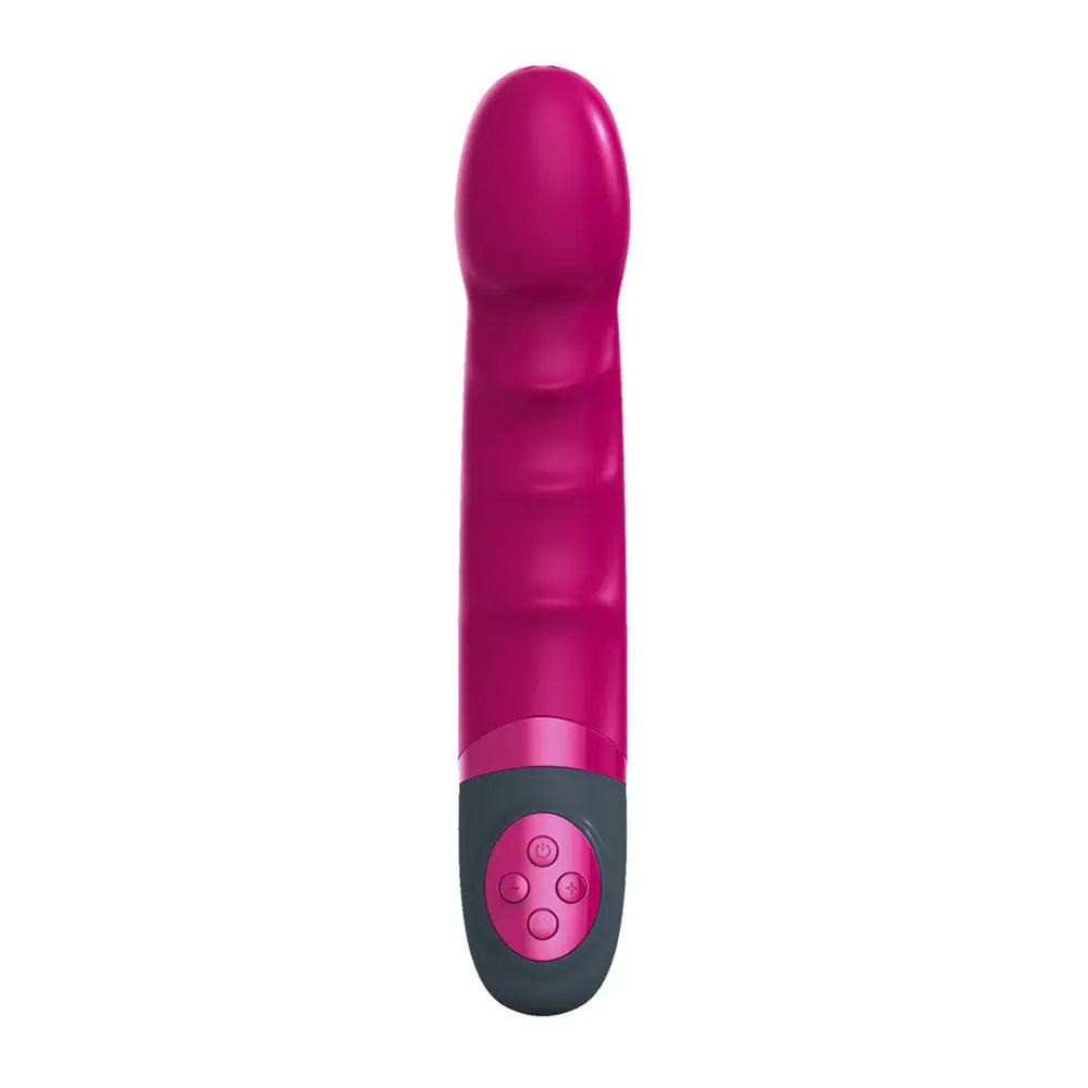 Dorcel silicone pink extra powerful g spot vibrator 8 inch - peaches and screams