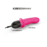 Dorcel silicone pink extra powerful rechargeable vibrator - peaches and screams