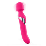 Dorcel silicone pink rechargeable 9.5 inch massage wand - peaches and screams