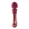 Dream toys 8.5 inch red silicone powerful wand vibrator - peaches and screams