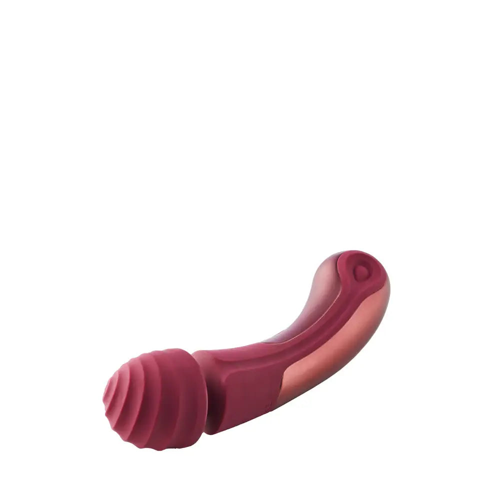Dream toys 8.5 inch red silicone powerful wand vibrator - peaches and screams