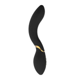 Dream toys silicone black rechargeable g spot vibrator - peaches and screams